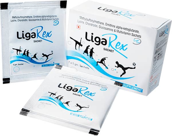 Ligarex Sugar Free Lemon Flavour Sachet Of 5gm Oral Powder