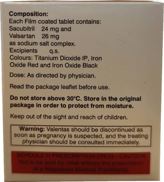 Valentas 50mg Strip Of 10 Tablets