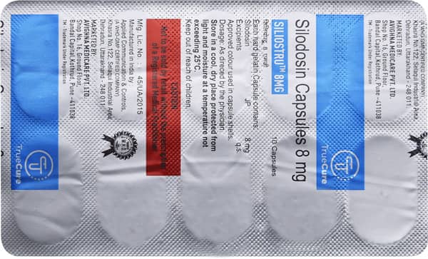 Siliostru 8mg Strip Of 10 Capsules