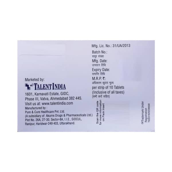 Tenee M 500mg Strip Of 10 Tablets