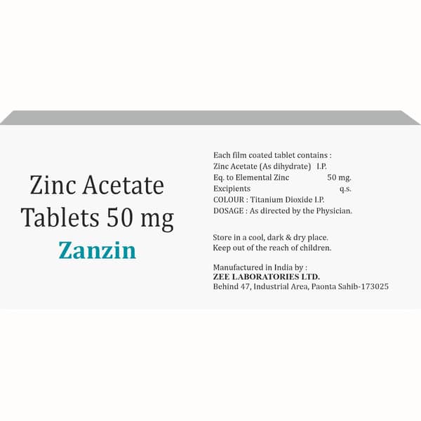 Zanzin 50Mg Strip Of 10 Tablets