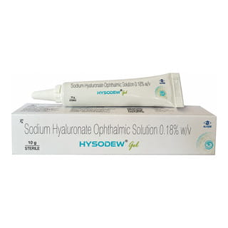 Hysodew 0.18% Tube Of 10Gm Ophthalmic Gel