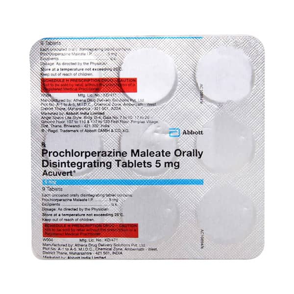 Acuvert 5mg Strip Of 15 Tablets