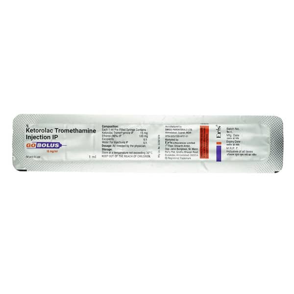 Go Bolus 15Mg Pre Filled Syringe Of 1Ml Injection