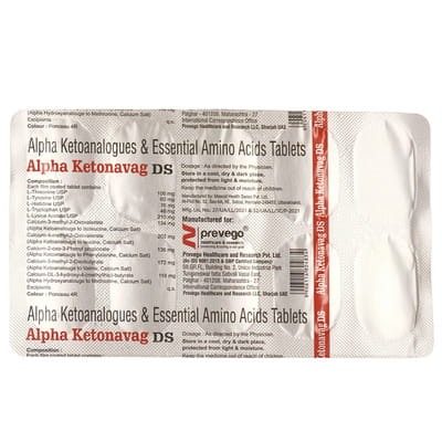 Alpha Ketonavag Ds Strip Of 10 Tablets