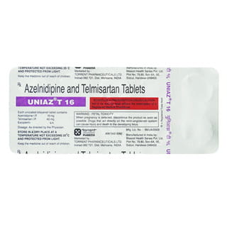 Uniaz T 16Mg Strip Of 10 Tablets