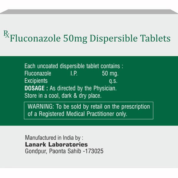 Flucozee 50mg Dt Strip Of 4 Tablets