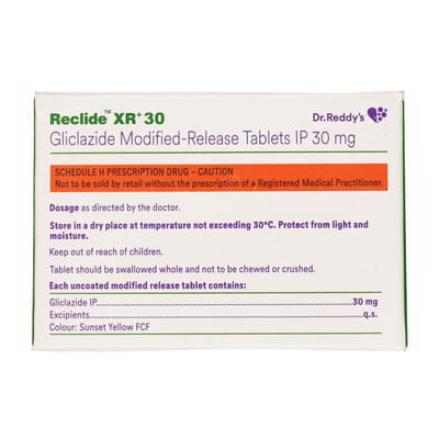 Reclide Xr Plus 30mg Strip Of 15 Tablets