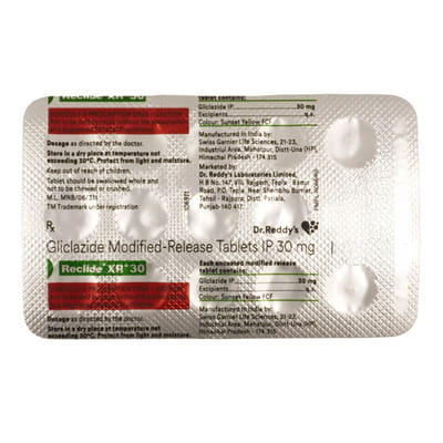 Reclide Xr Plus 30mg Strip Of 15 Tablets