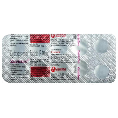 ज़ुविस्टन10 टैबलेट्स की स्ट्रिप