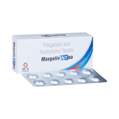 Maxgalin Nt 50mg Strip Of 10 Tablets