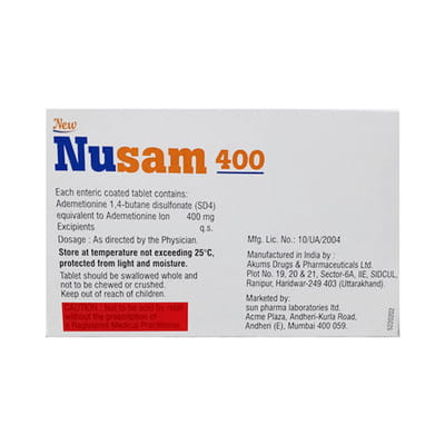 New Nusam 400mg Strip Of 10 Tablets
