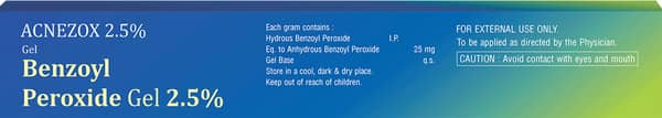 Acnezox 2.5% Gel