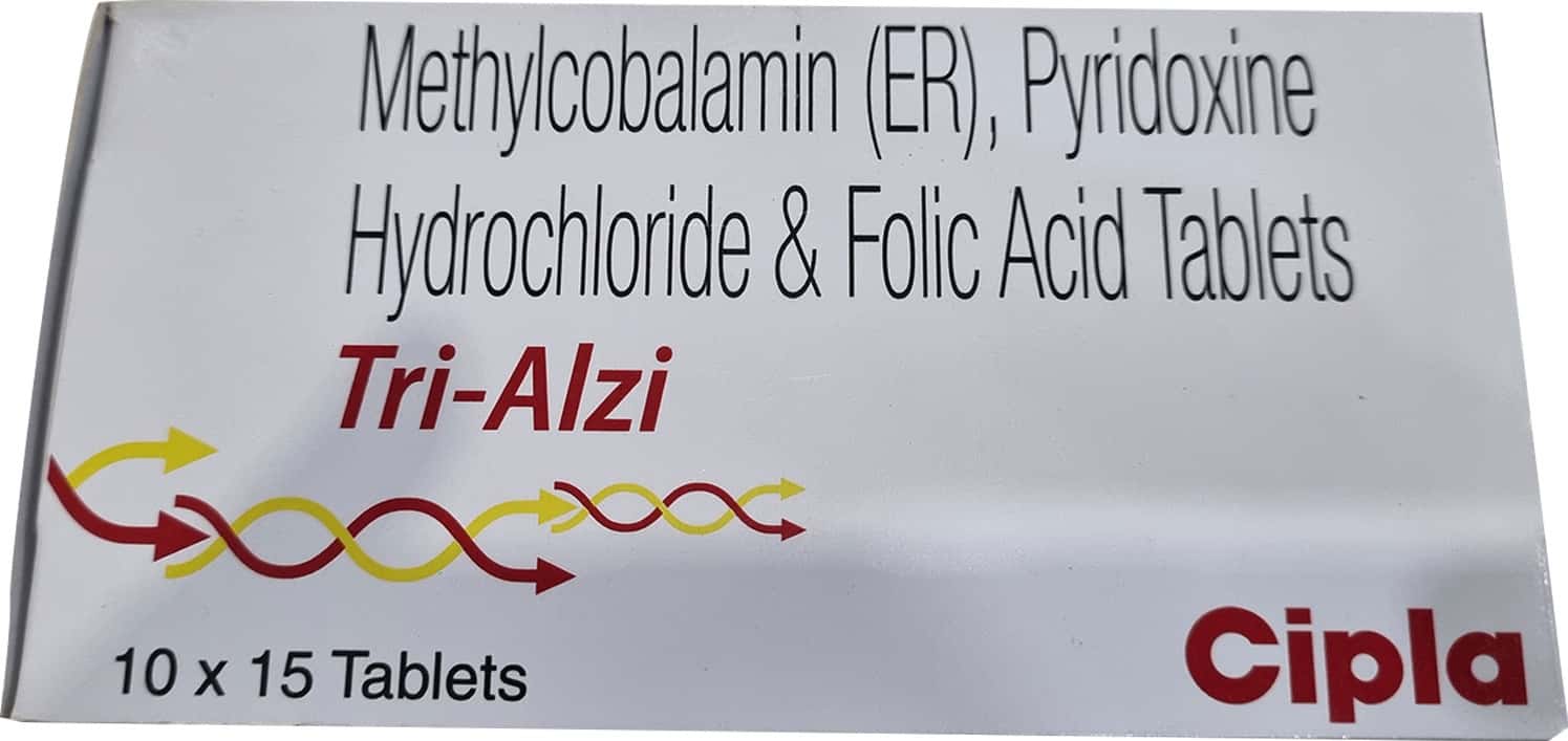 Tri Tablet Tri Alzi Strip Of 15 Tablets: Uses, Side Effects, Price & Dosage ...