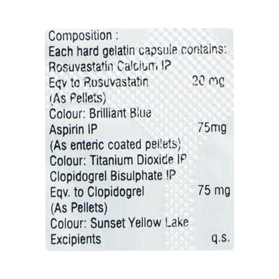 Rosur Gold 20mg Strip Of 10 Capsules