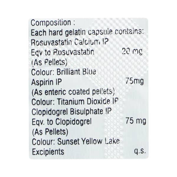 Rosur Gold 20mg Strip Of 10 Capsules