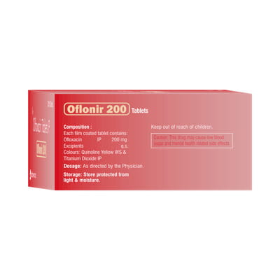 Oflonir 200mg Strip Of 10 Tablets