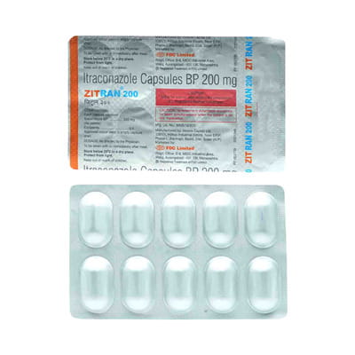 Zitran 200mg Strip Of 10 Capsules