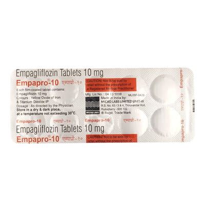 Empapro 10mg Strip Of 10 Tablets