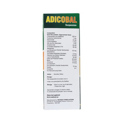 Adicobal Bottle Of 200ml Suspension