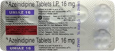 Uniaz 16mg Strip Of 10 Tablets