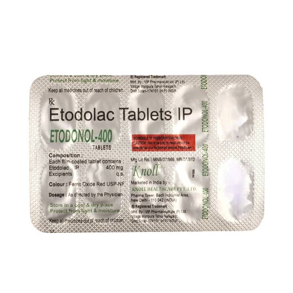 Etodonol 400Mg Strip Of 10 Tablets