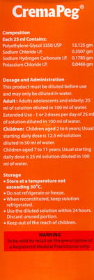 Cremapeg Bottle Of 200ml Solution