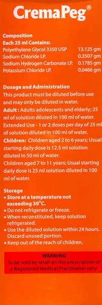 Cremapeg Bottle Of 200ml Solution