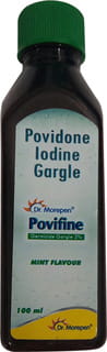 Povifine Mint Flavour Bottle Of 100ml Gargle
