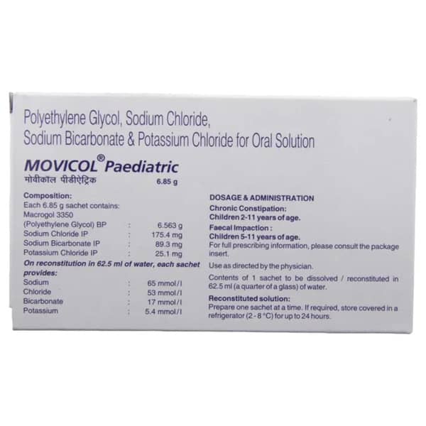 Movicol Paediatric Sachet Of 6.85gm Oral Powder (Box Of 6)