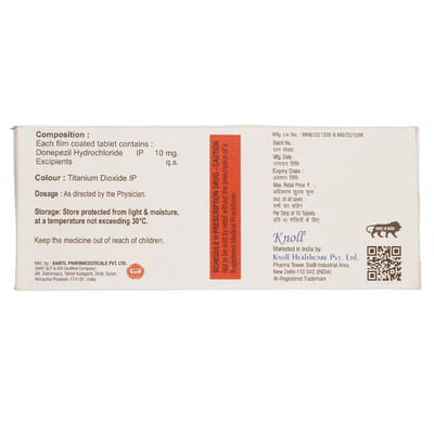 Donzinol 10mg Strip Of 10 Tablets