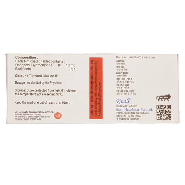 Donzinol 10mg Strip Of 10 Tablets