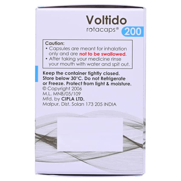Voltido 200mcg Box Of 30 Rotacaps