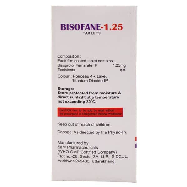 Bisofane 1.25mg Strip Of 10 Tablets