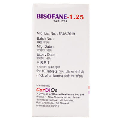 Bisofane 1.25mg Strip Of 10 Tablets