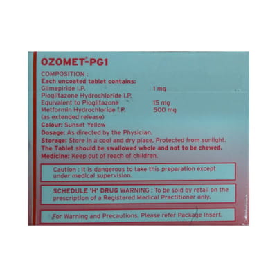 Ozomet Pg 1mg Strip Of 15 Tablets