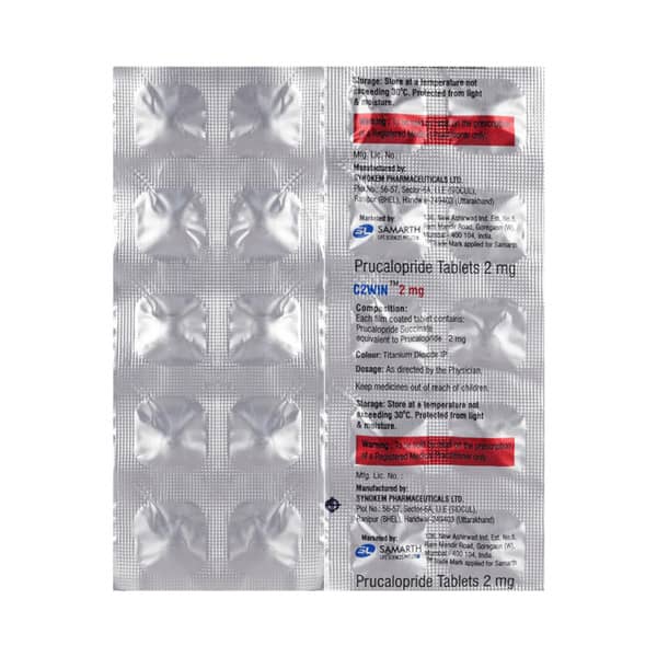 C2win 2Mg Strip Of 10 Tablets