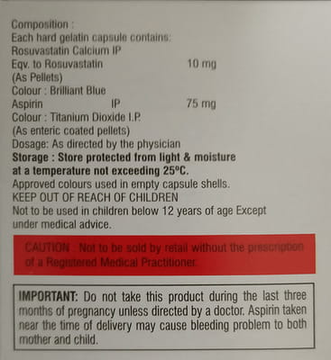 Crevast A 10/75mg Strip Of 10 Capsules