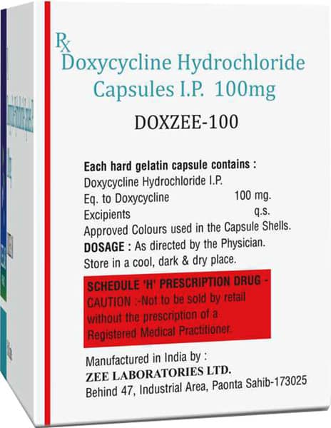Doxzee 100mg Strip Of 10 Capsules