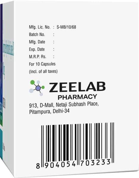 Doxzee 100mg Strip Of 10 Capsules