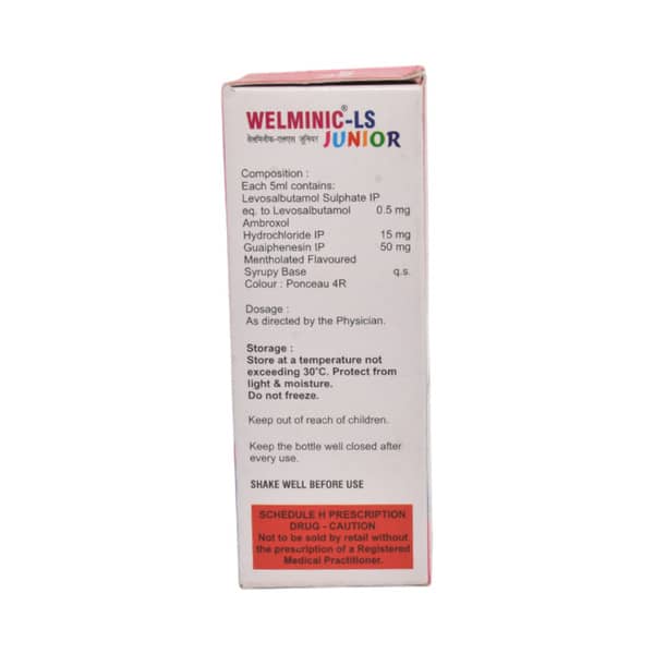 Welminic Ls Junior Bottle Of 60ml Expectorant