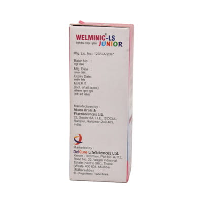 Welminic Ls Junior Bottle Of 60ml Expectorant