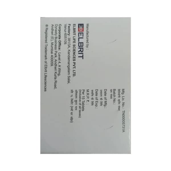 Cilnitab 5 Mg Strip Of 15 Tablets