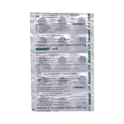 Goodcee Strip Of 15 Chewable Tablets