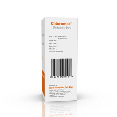 Chloromac 125mg Bottle Of 60ml Suspension