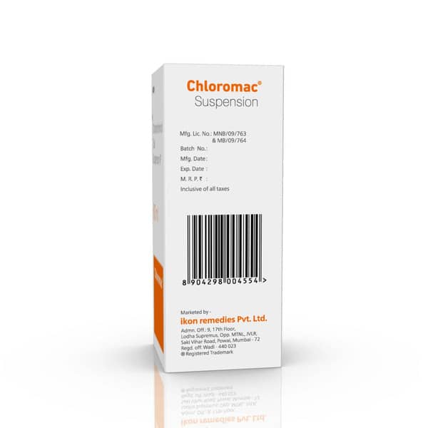 Chloromac 125mg Bottle Of 60ml Suspension