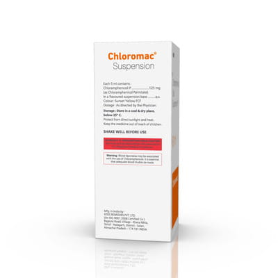 Chloromac 125mg Bottle Of 60ml Suspension