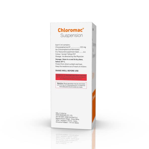 Chloromac 125mg Bottle Of 60ml Suspension