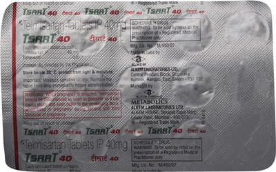 Tsart Am 40/5mg Strip Of 15 Tablets