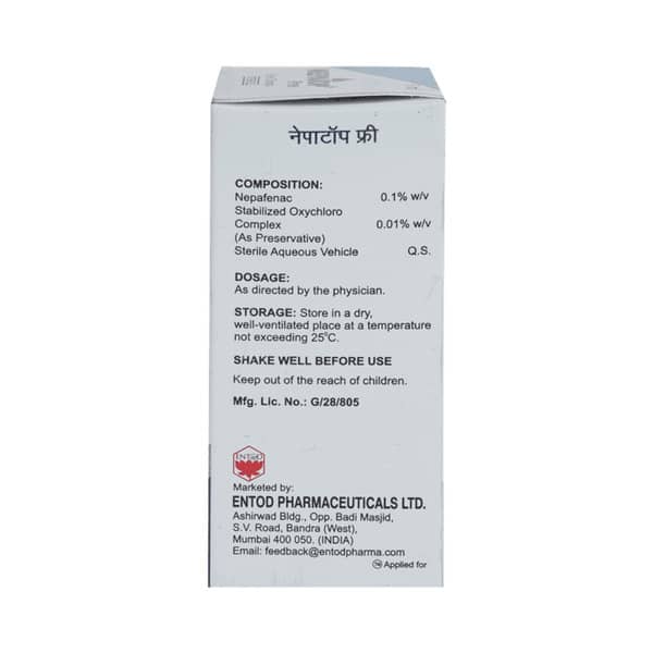 Nepatop Free Bottle Of 10ml Eye Drops